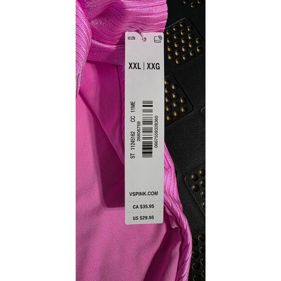 Victoria's Secret High-Waist Cheeky Bikini Bottom Sz XL Pink NWT - Picture 4 of 7